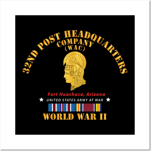 32nd Post Headquarter - Fort Huachuca, AZ  - WWII w US SVC Wall Art by twix123844